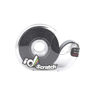 bande ruban auto-agrippant - bobine 2m x 2cm - couleur noire