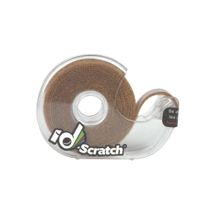 bande ruban auto-agrippant - bobine 2m x 2cm - couleur marron