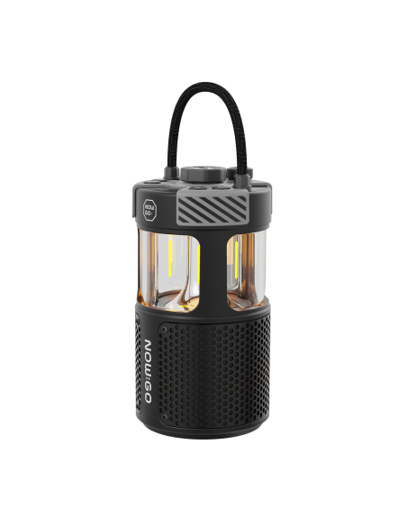 Lampe / enceinte de camping rechargeable Follow Light F1 Noire - NOW GO