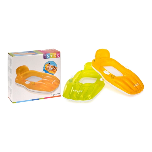 Tapis Avec Appui-Tête, 163x104cm Couleurs Assorties - INTEX