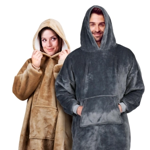 Sweat-Shirt Sweat-Shirt Avec Capuche Et Poche Centrale Couleurs Assorties