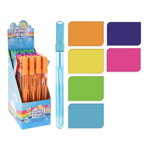 6 Tube De Bulles De Savon 125ml Couleurs Assorties