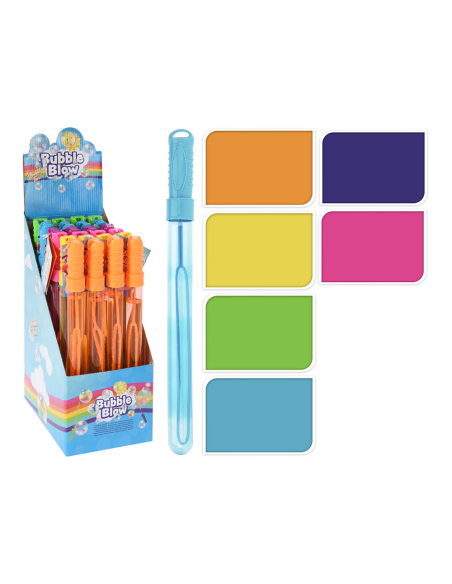 6 Tube De Bulles De Savon 125ml Couleurs Assorties