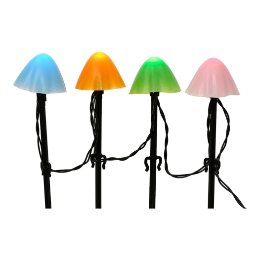 Poteau Led En Forme De Champignon Multicolore Avec 8 Fonctions Pour L'extérieur 491763