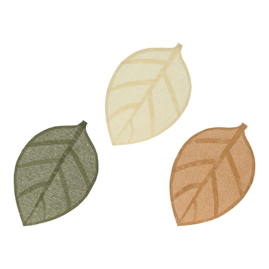 Set De Set De Table Individuel Modèle Feuille 30x46,5x0,1cm Couleurs Variées 806642