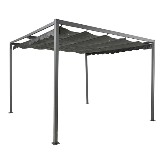 Pergola Pour L'extérieur 300x300x220cm Gris Anthracite 891705