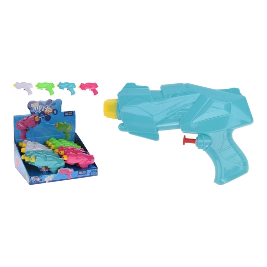 6 Pistolet À Eau 15cm Couleurs Assorties - WATER FUN