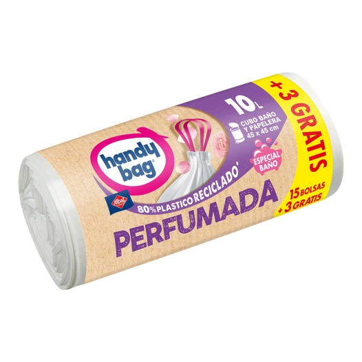 Sac Poubelle De Salle De Bains Albal Handy Bag 10l15+3 Unités (45X45cm) - ALBAL