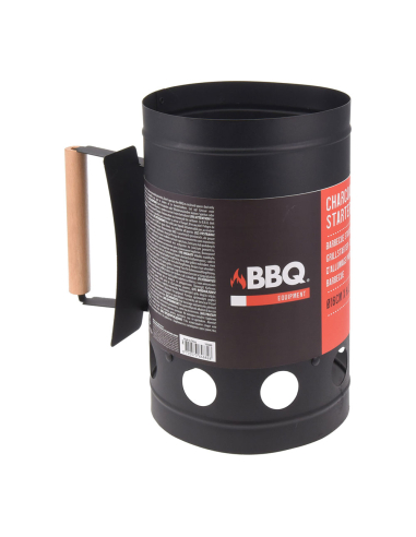 Allumeur Barbecue Zinc Noir Allumage rapide et sécurisé du charbon - BBQ COLLECTION
