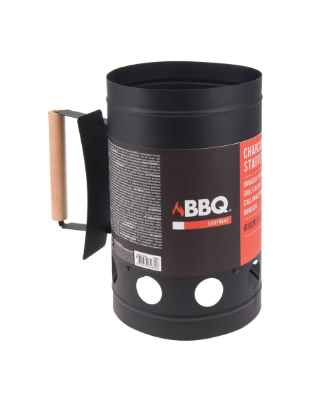 Allumeur Barbecue Zinc Noir Allumage rapide et sécurisé du charbon - BBQ COLLECTION