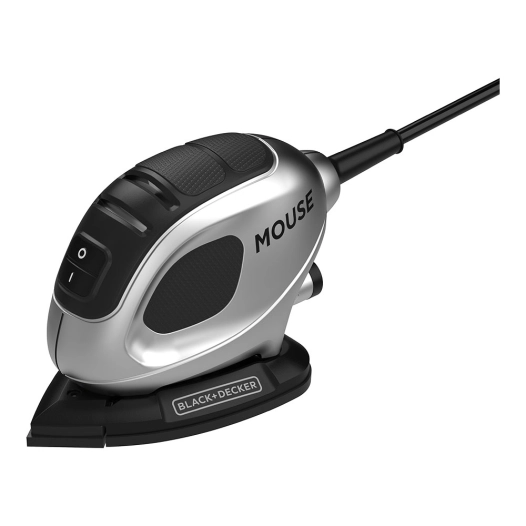 Ponceuse De Détail Mouse® 55w Édition Argent Bew230sbc-Qs Black+Decker - BLACK+DECKER