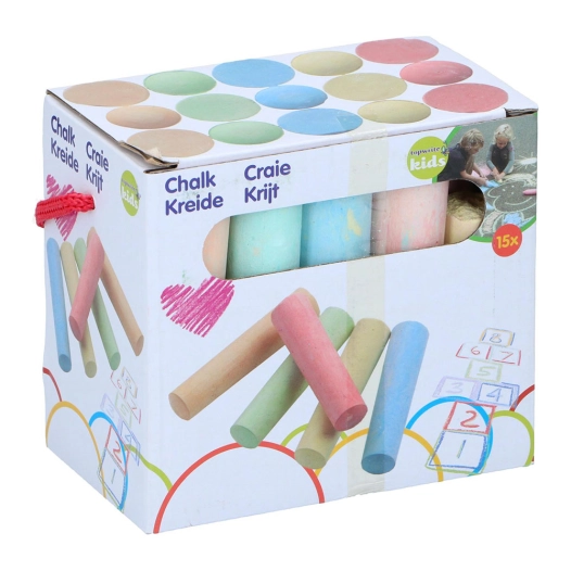 Jeu De 15 Craies 10,5 X 2 Et 5 X 2,2 Cm Eddy Toys - EDDY TOYS