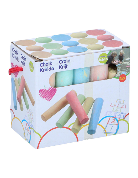 Jeu De 15 Craies 10,5 X 2 Et 5 X 2,2 Cm Eddy Toys - EDDY TOYS