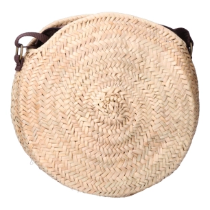Sac Rond En Palmier Avec Poignée En Cuir Réglable Edm - EDM