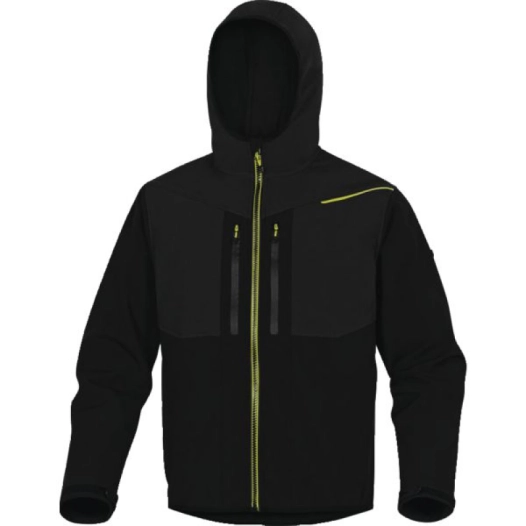 Veste Softshell Horten2 Noir/jaune Taille M - DELTA PLUS
