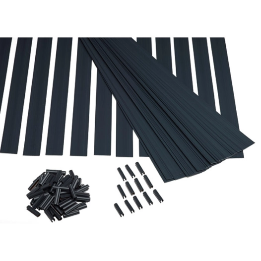 Lame d'occultation hauteur 1m20 gris kit lixo plus