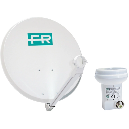 kit antenne parabole 60cm acier + lnb single - FRACARRO