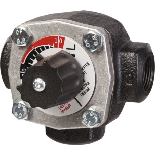 Vanne manuelle 3 voies en fonte thermomix 26x34 femelle-femelle - THERMADOR