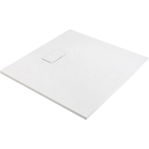 receveur blanc 80x80 gaïa