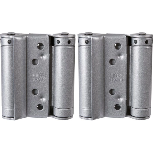 Charnière double action LX CH 39 lame 175 mm acier argent - GROOM