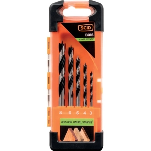 coffret meches bois 5pcs