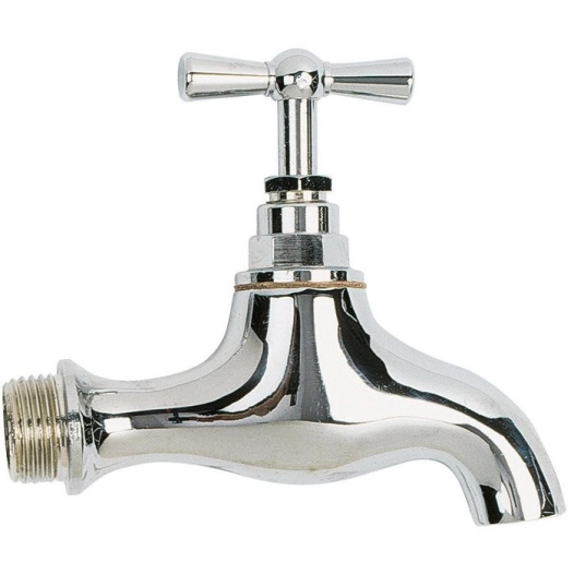 Robinet de puisage standard mâle 1/2 - laiton chromé - WATTS