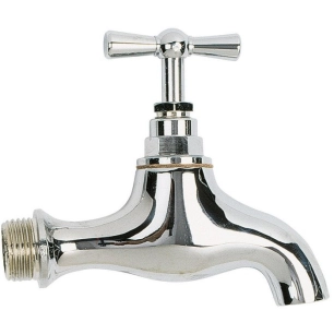 Robinet de puisage standard mâle 1/2 - laiton chromé - WATTS