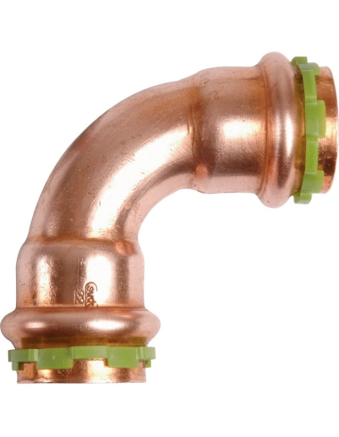 Coude Cuivre 90° à Sertir Raccord à sertir, installation rapide et fiable - Aalberts Integrated Piping Systems