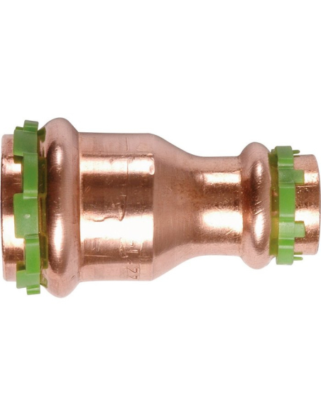 Manchon Cuivre FF 14x12 Sertir Raccord à sertir cuivre femelle-femelle 14-12mm - Aalberts Integrated Piping Systems