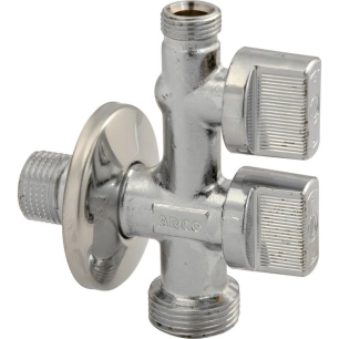 robinet mal double 1/4t male