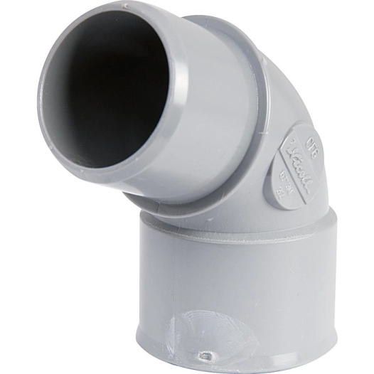 coude pvc 67° mf 4 100