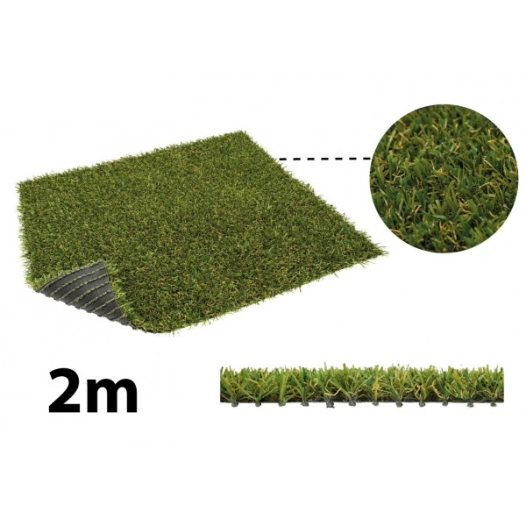 TURFGRASS Alina 22mm 6147 olive 2m de large vendu au mêtre - TURFGRASS