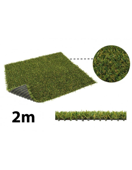 TURFGRASS Alina 22mm 6147 olive 2m de large vendu au mêtre - TURFGRASS