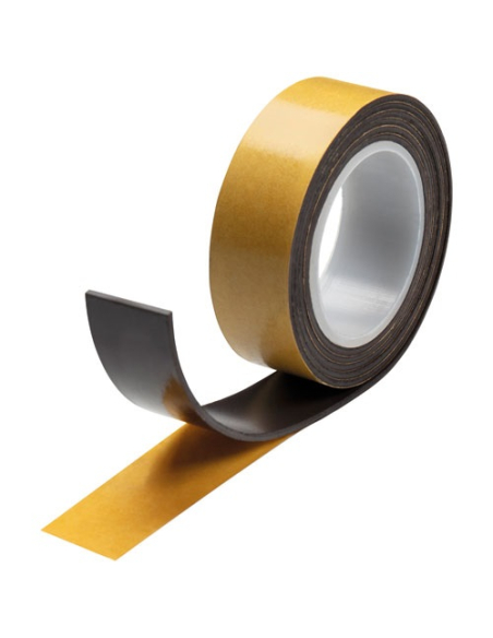 Bande magnétique adhésive 19mm x 1m - INOFIX