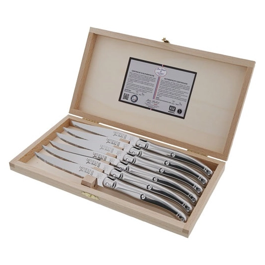 Coffret 6 couteaux à steak - Élysée Présidence de la République - JEAN DUBOST