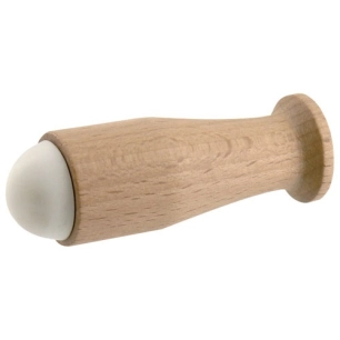 3 Butoir mural bois 80mm à visser blister - VYNEX