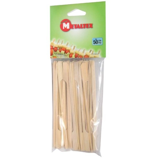 Lot de 50 brochettes avec poignées - METALTEX