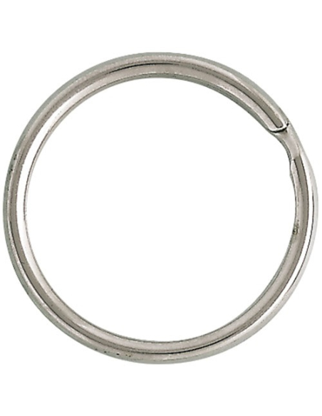 Anneau brisé acier nickelé Øint.22mm blister 10 - CHAPUIS