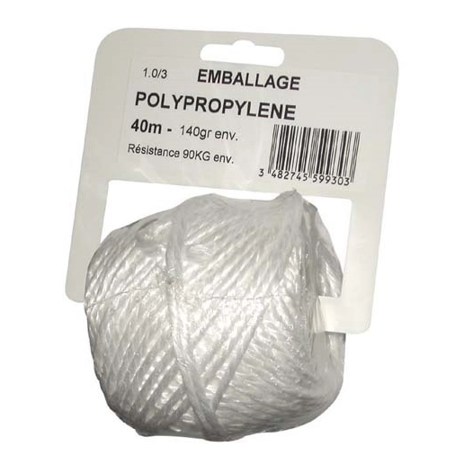 Ficelle polypropylène 140g 1.0/3 - CORDERIE TOURNONAISE