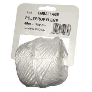 Ficelle polypropylène 140g 1.0/3 - CORDERIE TOURNONAISE