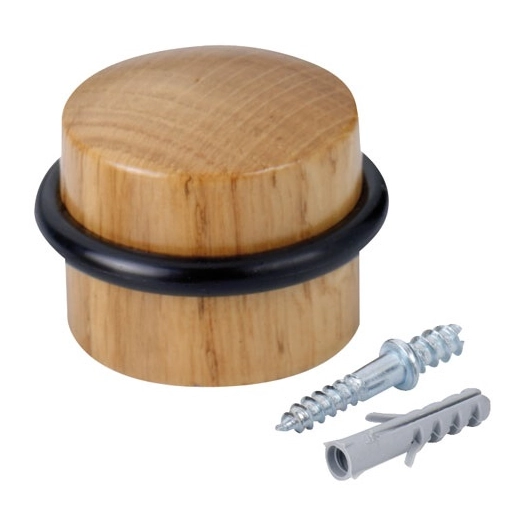 Butée de porte à vis + joint torique chêne en blister - INOFIX