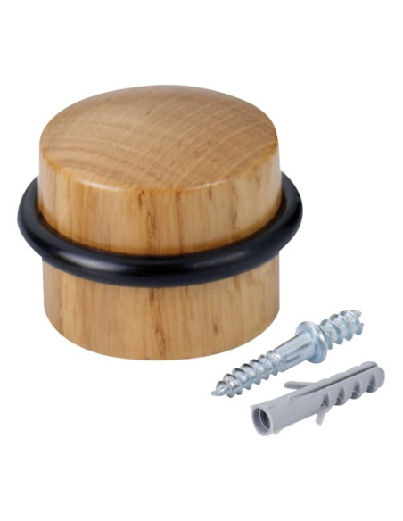 Butée de porte à vis + joint torique chêne en blister - INOFIX
