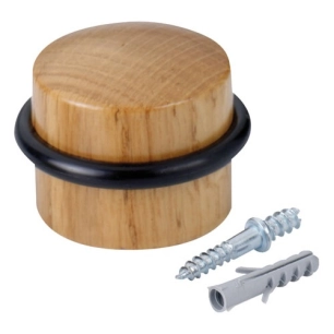 Butée de porte à vis + joint torique chêne en blister - INOFIX