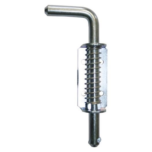 Verrou pistolet ressort 14mm zingué blanc - AFBAT