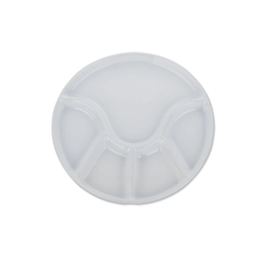 6 Assiette à fondue - Blanche - KELA