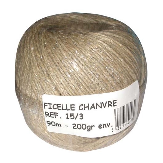 Ficelle chapeliere 200gr 1.5/3 - CORDERIE TOURNONAISE