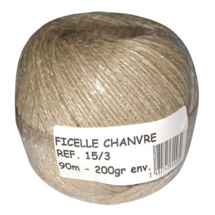 Ficelle chapeliere 200gr 1.5/3 - CORDERIE TOURNONAISE
