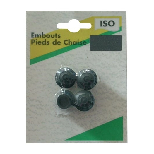 Embout patin envel.caout.noir d10 sc - ISO