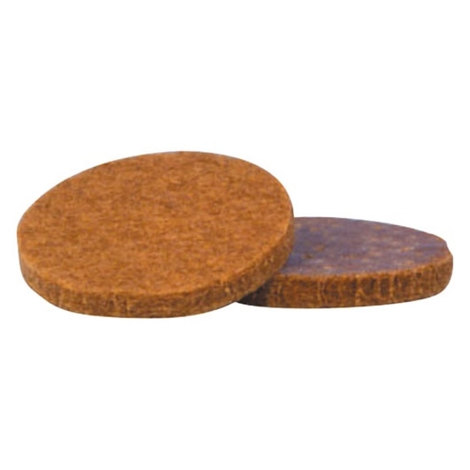 Patin feutre adhésif diam.22 marron x12 sc - ISO