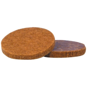Patin feutre adhésif diam.22 marron x12 sc - ISO